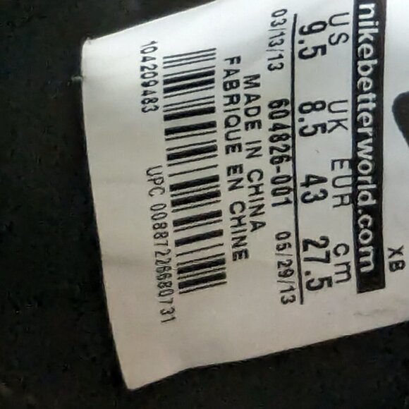 Nike Mens size 9.5 Lebron Lifestyle Black 604826-001 casual - Picture 11 of 13